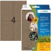 HERMA 2074 Vielzwecketiketten 52 x 82 mm Silphie-Papier zur Handbeschriftung