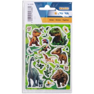 HERMA 15688 Sticker Dino World Folie 20 Stück...