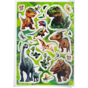 HERMA 15688 Sticker Dino World Folie 20 Stück...