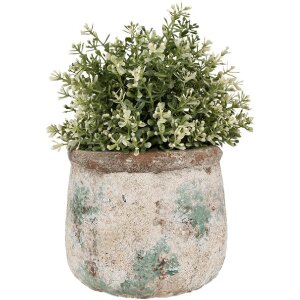 Clayre & Eef 6TE0527M Blumentopf Terrakotta Beige...