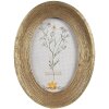 Clayre & Eef 2F1139 Фоторамка Золото Овал 15x2x20 см 10x15 см
