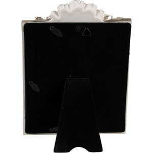 Clayre & Eef 2F1142 Bilderrahmen Weiß Silber...