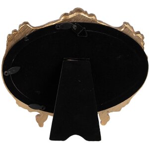 Clayre & Eef 2F1144 Fotorahmen Goldfarbig 17x2x15 cm...