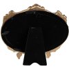 Clayre & Eef 2F1144 Fotorahmen Goldfarbig 17x2x15 cm / 10x15 cm Oval Barock