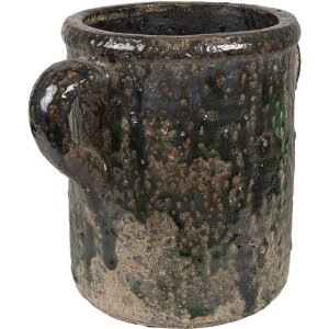 Clayre & Eef 6TE0521L Blumentopf Grün 26x17x20 cm