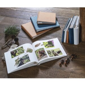 Hama Jumbo-Album Wrinkled Weiß 30x30 cm 80 weiße Seiten