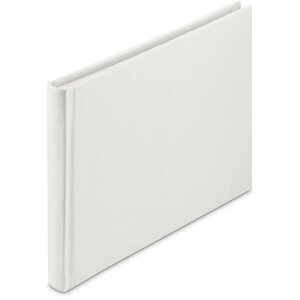 Hama Buch-Album Wrinkled 24x17 cm 36 weiße Seiten Weiß