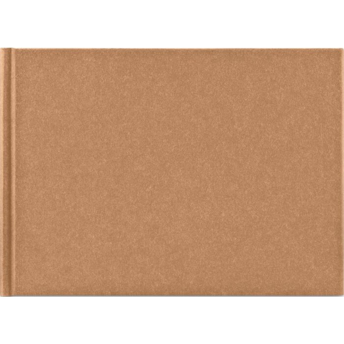 Hama Buch-Album Wrinkled 24x17 cm 36 weiße Seiten Braun