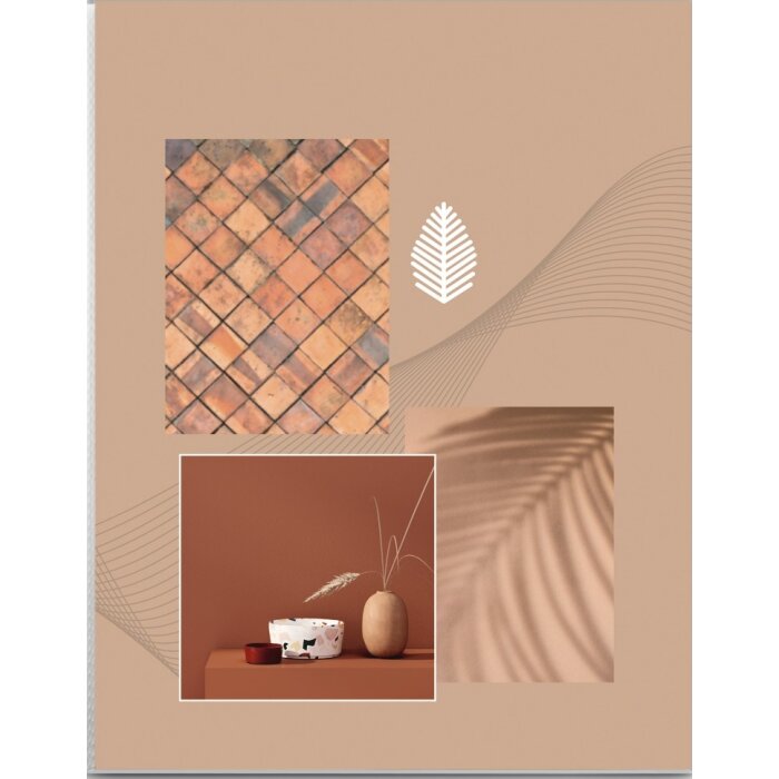 Hama Softcover-Album “Singo II“, für 80 Fotos im Format 10x15 cm, Terracotta