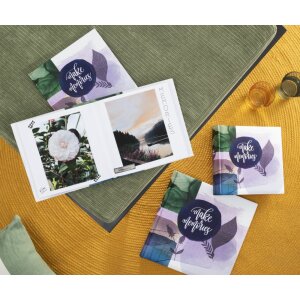 Hama Buch-Album Nature 18x18cm 30 weiße Seiten laminierter Einband