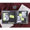Hama Buch-Album Memories 25x25cm 50 schwarze Seiten Grau