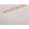 Hama Buch-Album Memories 25x25cm 50 schwarze Seiten Grau