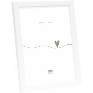 Deknudt S41JK1 Fotorahmen Holz Weiß 15,0 x 15,0 cm