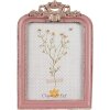 Clayre & Eef 2F1103 Fotorahmen Rosa Silber 13x2x20 cm 10x15 cm