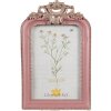 Clayre & Eef 2F1104 Fotorahmen Rosa Silber 16x2x23 cm 13x18 cm
