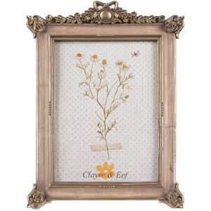 Clayre & Eef 2F1112 Fotorahmen Goldfarbig 18x2x24 cm...