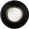 Clayre & Eef 62S301 Spiegel Wandspiegel Schwarz Gold Ø 25x4 cm Retro Vintage