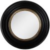 Clayre & Eef Spiegel 62S302 Ø 31x4 cm Schwarz Gold Retro Vintage