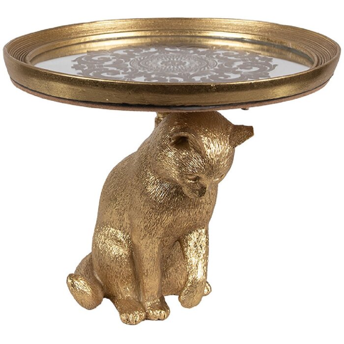 Clayre & Eef 65462 Dekorative Schale Gold Ø 20x16 cm