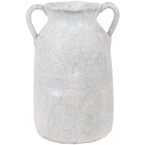 Clayre & Eef 6TE0537S Dekoration Vase Grau Beige...