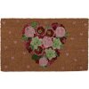 Clayre & Eef MC251 Придверный коврик мотив сердца 75x45x1 см