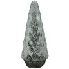 Clayre & Eef Weihnachtsbaum LED Ø 11x24 cm Glas Silber
