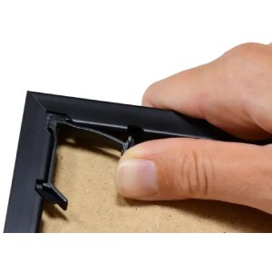 effect Bilderrahmen Kunststoffrahmen Art verschiedene Größen Glasarten