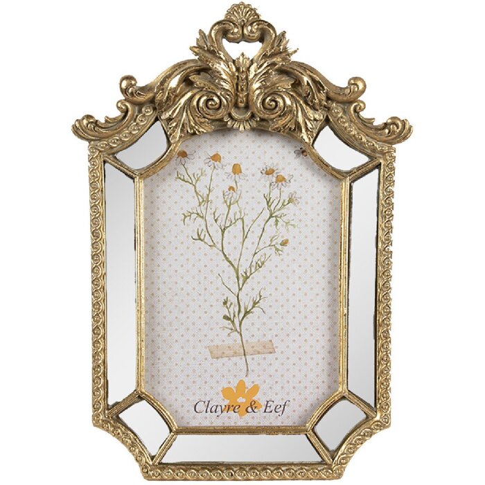 Clayre & Eef 2F1132 Фоторамка 15x3x22 см Золото