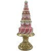 Clayre & Eef 6PR4220 Dekoration Torte Ø 8x21 cm Rosa Gold