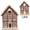 Clayre & Eef 6PR4359 Dekoration Haus mit LED 17x10x22 cm 3xAAA