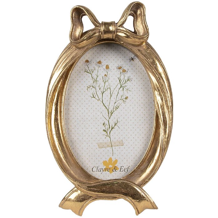 Clayre & Eef 2F1137 Fotorahmen Gold 13x3x21 cm 10x15 cm