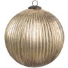 Clayre & Eef 6GL4549L Christbaumkugel Gold Ø 20x20 cm