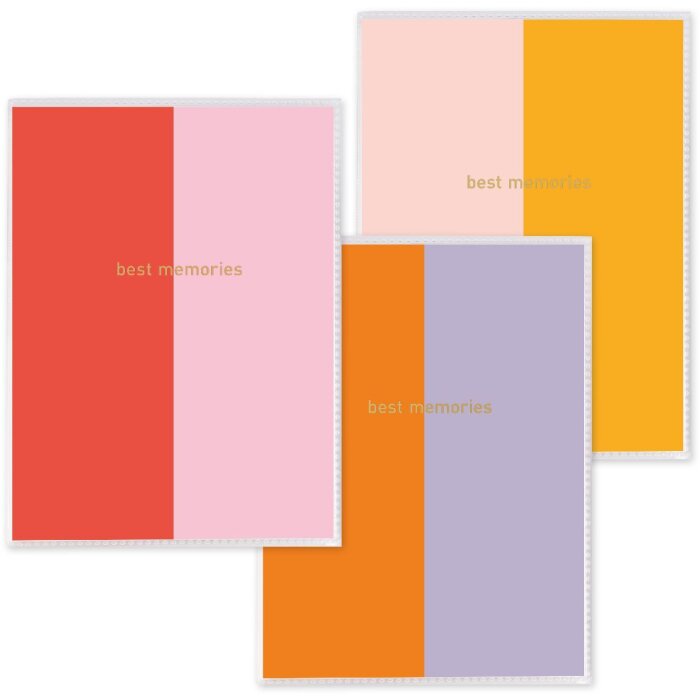 Вкладной альбом Goldbuch Coloration 32 фотографии 13x18 см цветной микс