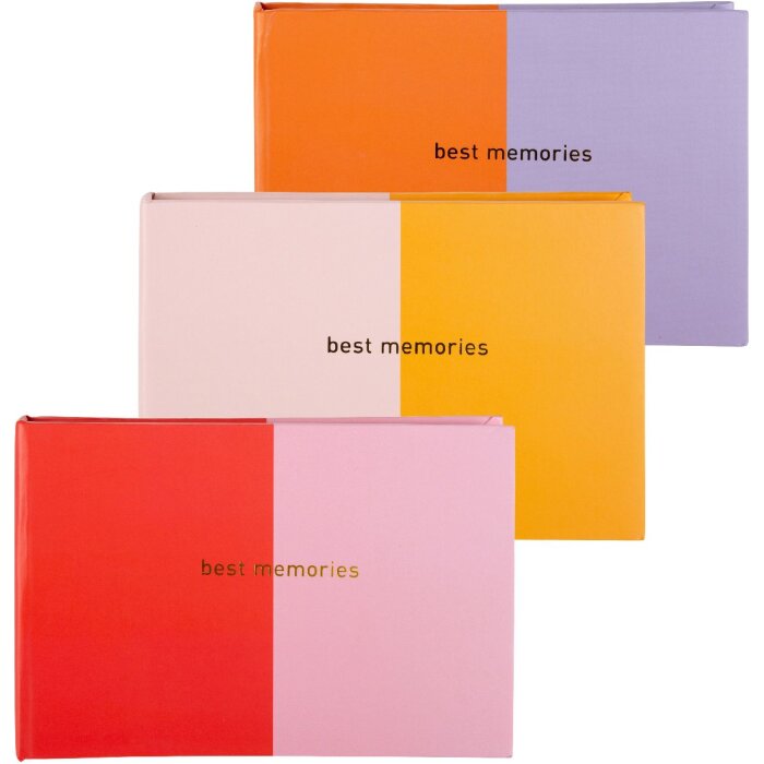 Goldbuch Einsteckalbum 40 Fotos Coloration 10x15 cm Goldprägung