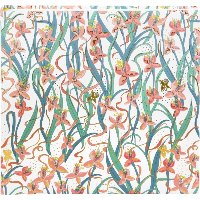 Goldbuch Fotoalbum Garden Chic White 25x25 cm 60 Seiten Kunstdruck Goldprägung