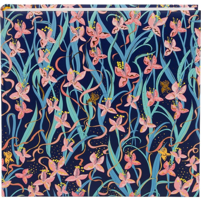 Goldbuch Fotoalbum Garden Chic Blue 25x25 cm 60 Seiten mit Pergamin