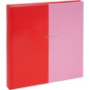 Фотоальбом Goldbuch Coloration красный/розовый 30x31 см 60 страниц с ляссе