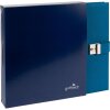 Папка для документов Goldbuch Bella Vista Petrol 27x34 см льняная металлическая застежка