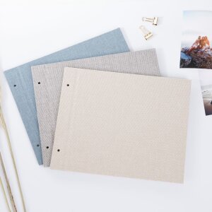 Обложка для альбома Goldbuch Summertime сине-серая 30x25 см лен