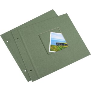 Обложка для альбома Goldbuch Bella Vista Artichoke 30x25 см лен зеленый