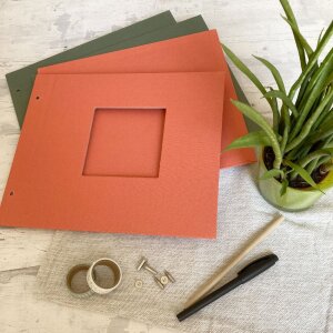 Обложка для альбома Goldbuch Bella Vista Artichoke 30x25 см лен зеленый