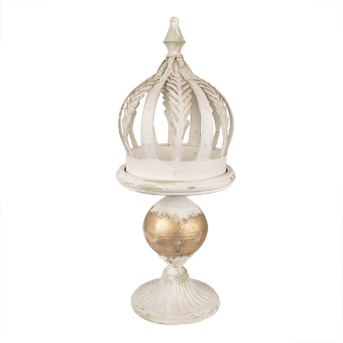 Clayre & Eef 5Y1212 Dekoration Ornament Beige Gold Ø 22x53 cm