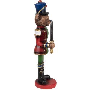 Clayre & Eef 6PR4334 Dekoration Soldat Bär 7x6x20 cm