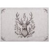 Clayre & Eef GTW40 Плейсмат с оленьим мотивом 48x33 см Набор из 6 бежевых