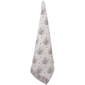 Clayre & Eef GTW42-2 Küchentuch Hirschmuster...