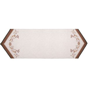 Clayre & Eef LFJ65 Tischläufer Pilze 50x160 cm...