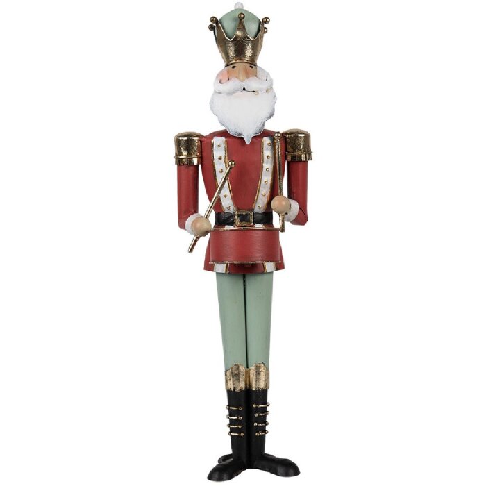 Clayre & Eef 6Y5609 Dekoration Nussknacker 12x12x37 cm