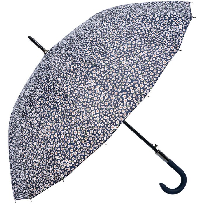 Juleeze JZUM0075BL Regenschirm 60 cm blau Blumenmuster