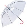 Juleeze JZUM0079P Regenschirm Transparent Rosa 56 cm