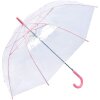 Juleeze JZUM0080P Regenschirm transparent rosa 58 cm